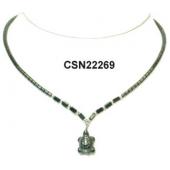 Hematite Turtle Pendant Chain Choker Women Fashion Necklace